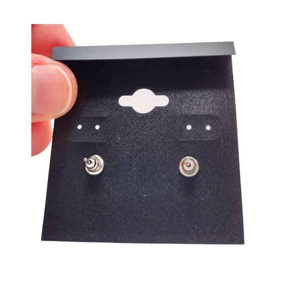 NEW Round Crystal Stud Earrings - Picture 5 of 7